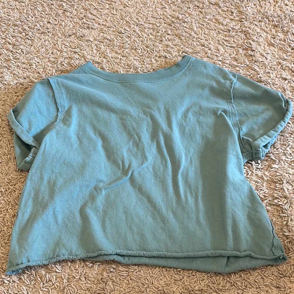 Free people cropped tee